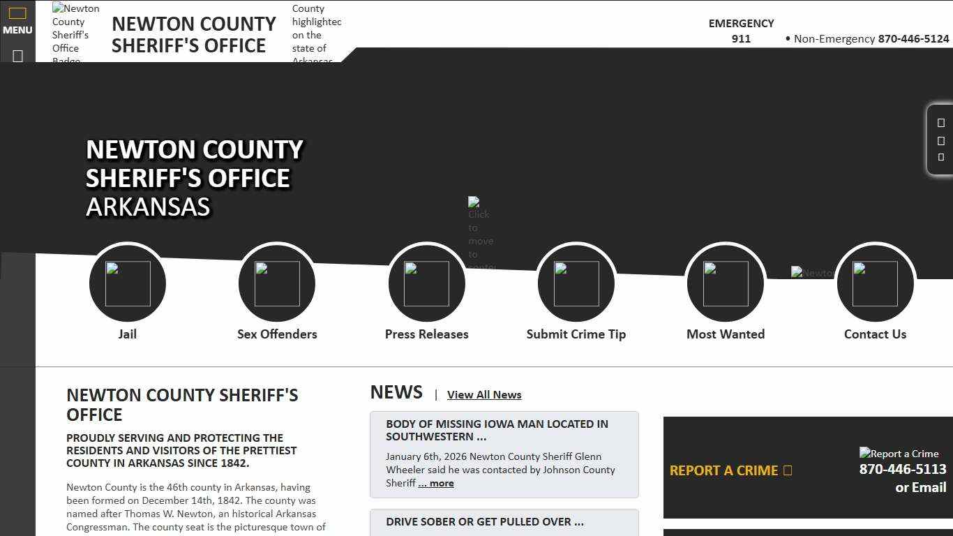 Newton County Sheriff AR